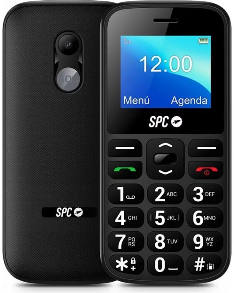 SPC Telefono Movil Fortune 2 4G para Personas Mayores- Negro