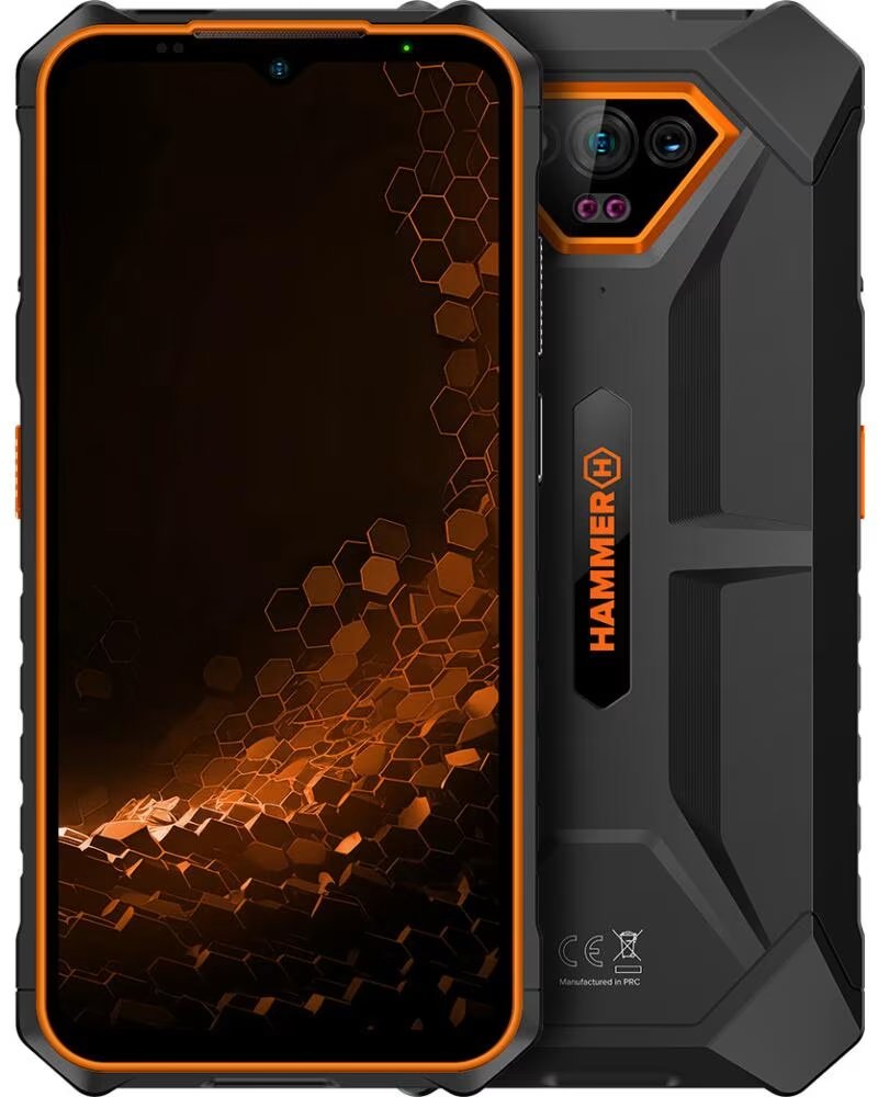 HAMMER Movil rugerizado iron v 66 - 64gb naranja