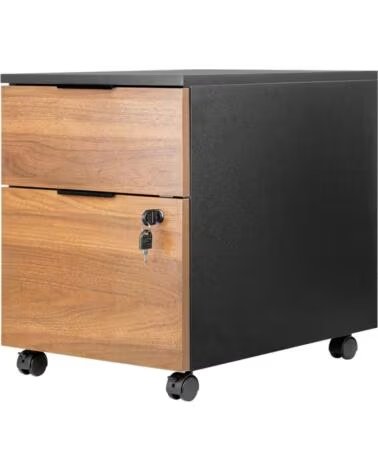 PHOENIX TECHNOLOGIES Cajonera phoenix artisan combinacion negro y madera nogal