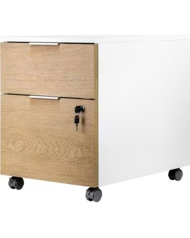 PHOENIX TECHNOLOGIES Cajonera phoenix artisan combinacion blanca y madera natural