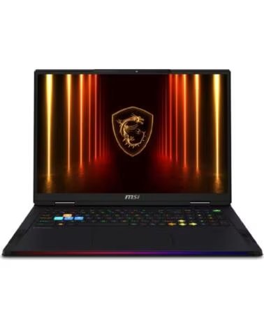 MSI Portatil raider 18 hx ai a2xwig - 252es u9 - 285hx - 32gb - ssd 1tb - rtx 5080 16gb - 18 pulgadas uhd - w11h