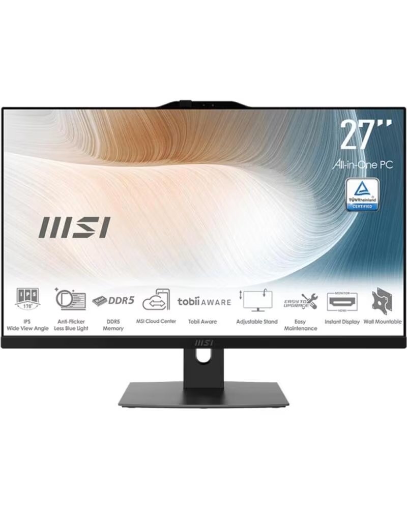 MSI Ordenador all in one am272p - 1096es i7 - 150u 16gb ssd 500gb 27 pulgadas