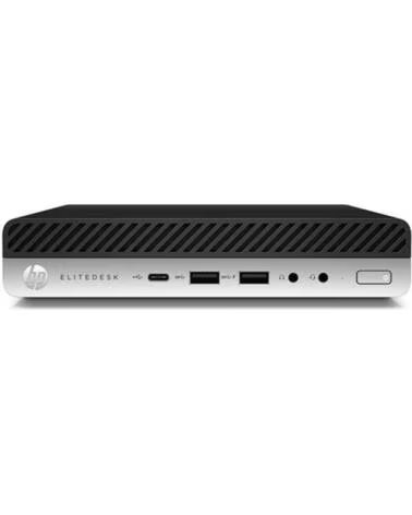 HP Ordenador reacondicionado mini prodesk 400 g5 - i5 - 8th - 8gb - 256 gb nvme - win 11 pro - sin cable trebol - sin vga