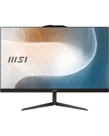 MSI Ordenador all in one am242 - 1897xe i5 - 1235u - 8gb - ssd 512gb - 23 8 pulgadas - freedos negro