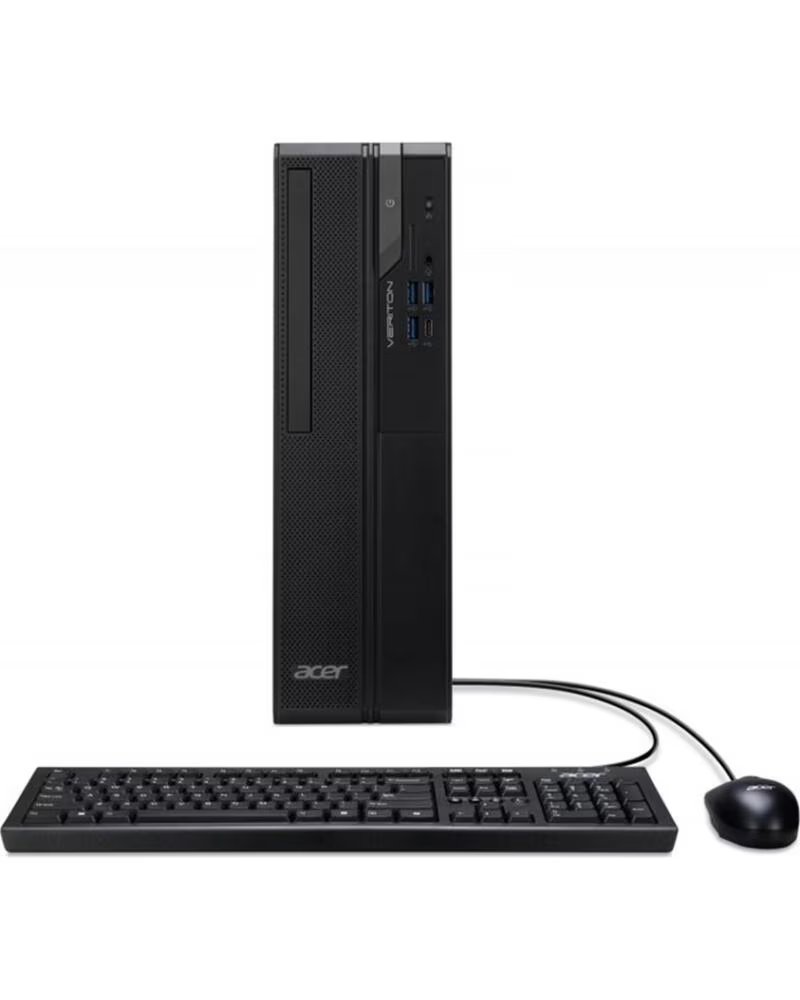 ACER Ordenador veriton vx2722g i3 - 14100 - 8gb - ssd 512gb - w11p negro teclado y raton