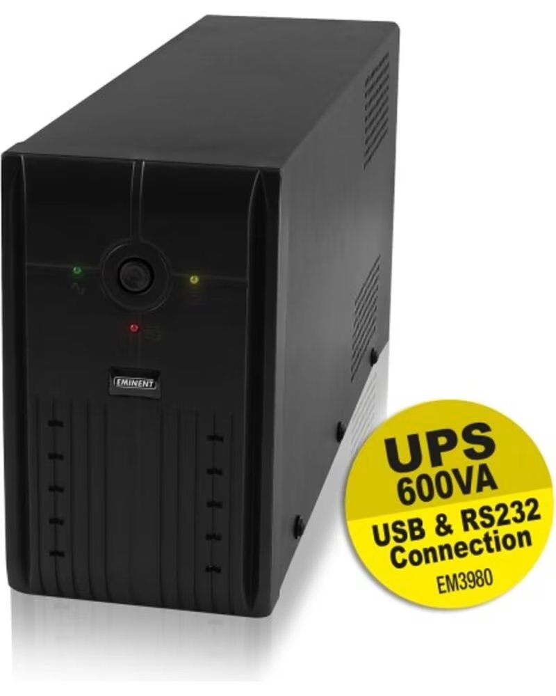 EMINENT Sai ups 600va - 360w - rs232 usb