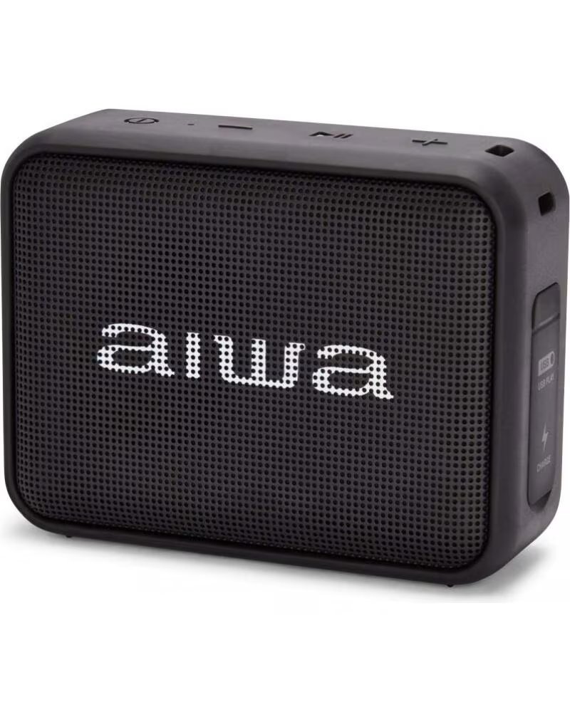 AIWA Altavoz portatil bs - 200 6w bluetooth negro