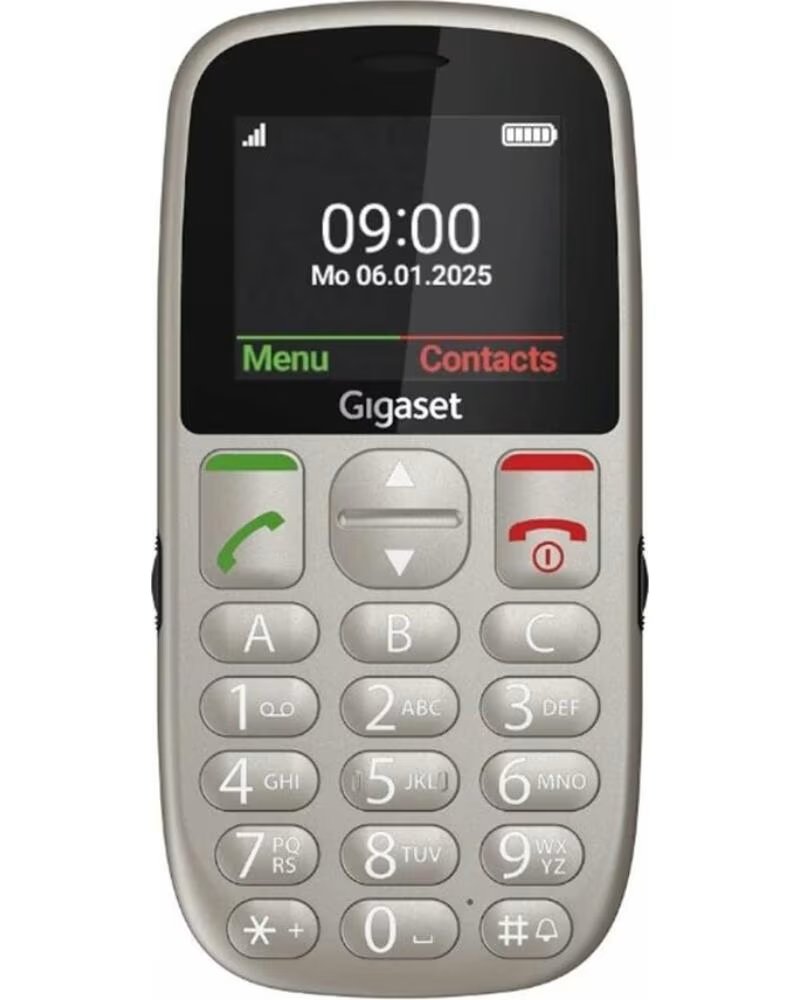 GIGASET Telefono movil gl395 gris para mayores