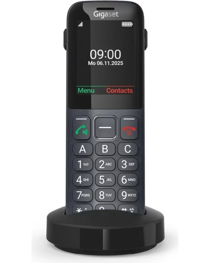 GIGASET Telefono Inalambrico Comfort 600 SIM- Negro