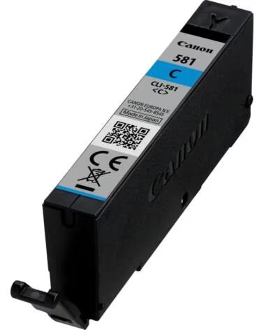 CANON Cartucho tinta cli 581 c cian pixma tr7550 - tr8550 - ts6150 - ts6151 - ts8150 - ts8151 - ts8152 - ts9150 - ts9155