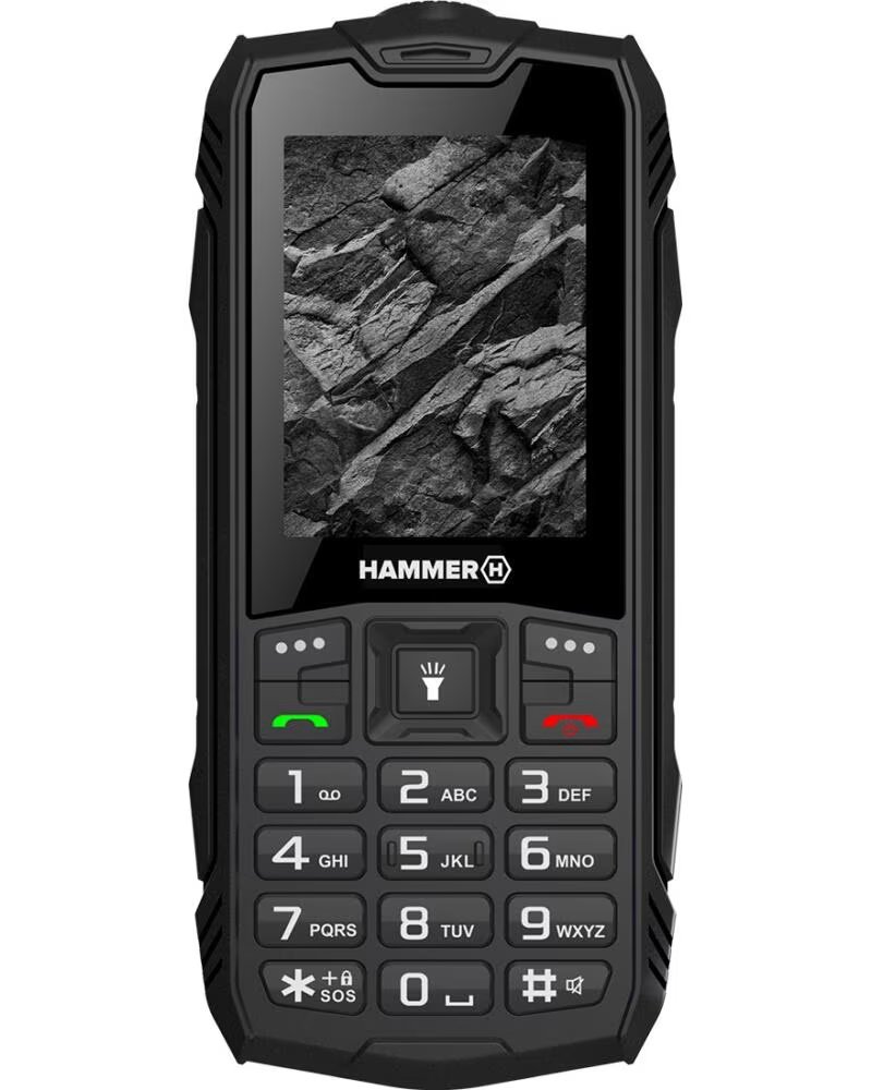 HAMMER Telefono movil rugerizado rock 2 4 pulgadas - 0 3mpx - 2g