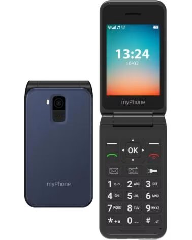 MYPHONE Telefono movil flip 2 8 pulgadas - 4g - navy blue