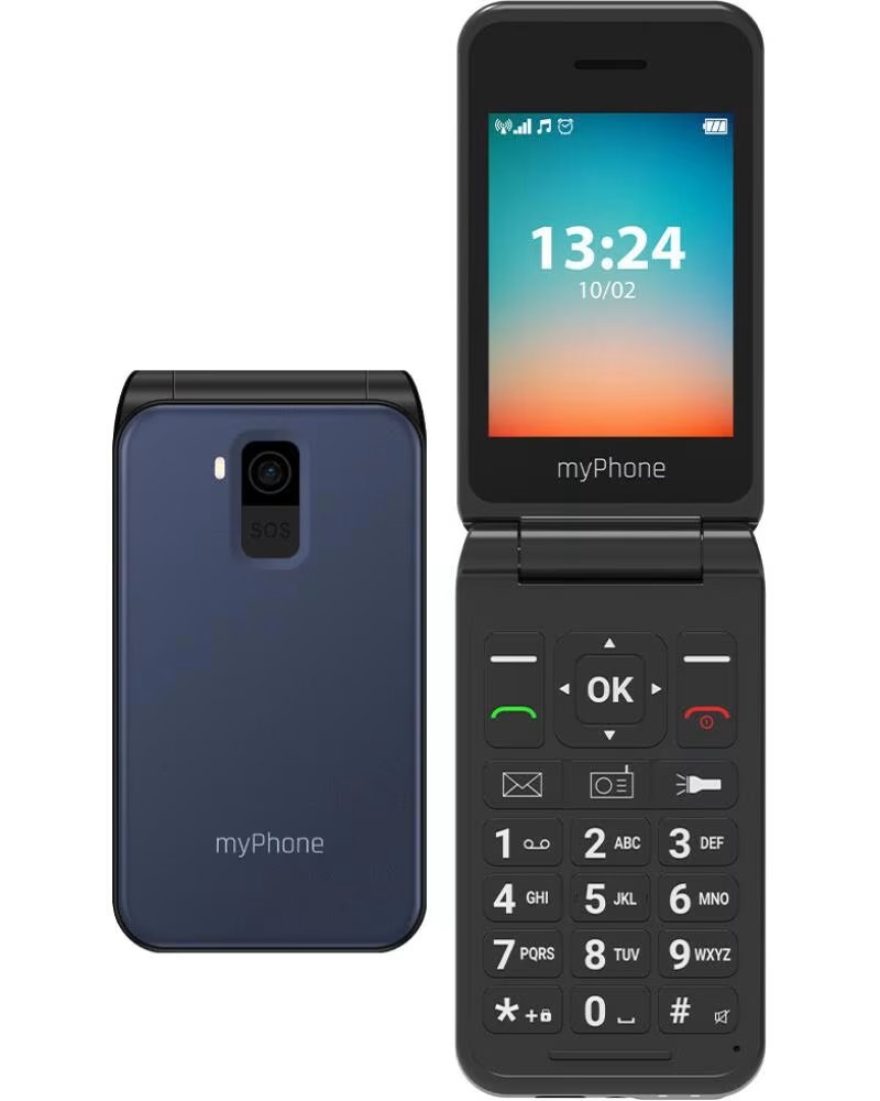 MYPHONE Telefono movil flip 2 8 pulgadas - 4g - navy blue