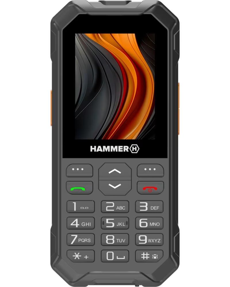 HAMMER Telefono movil rugerizado 6 2 4 pulgadas - 4g - negro