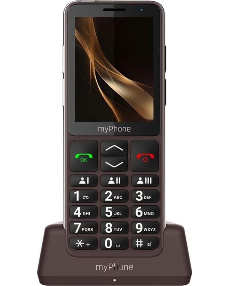 MYPHONE Telefono movil bueno 2 8 pulgadas - 2mpx - 4g - marron