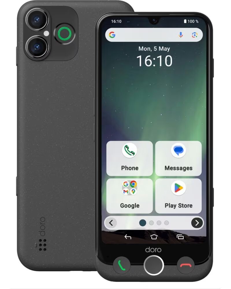 DORO Telefono movil smartphone aurora a30 4g - 6gb - 128gb - 6 1 pulgadas - graphite