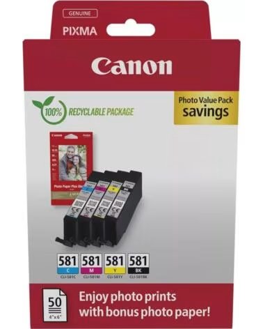 CANON Multipack cli 581 bk - c - m - y