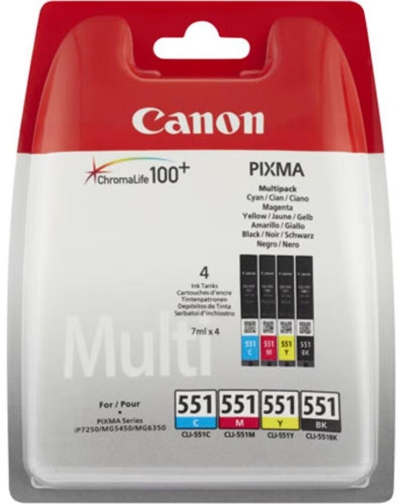 CANON Multipack cli - 551 c - m - y - bk