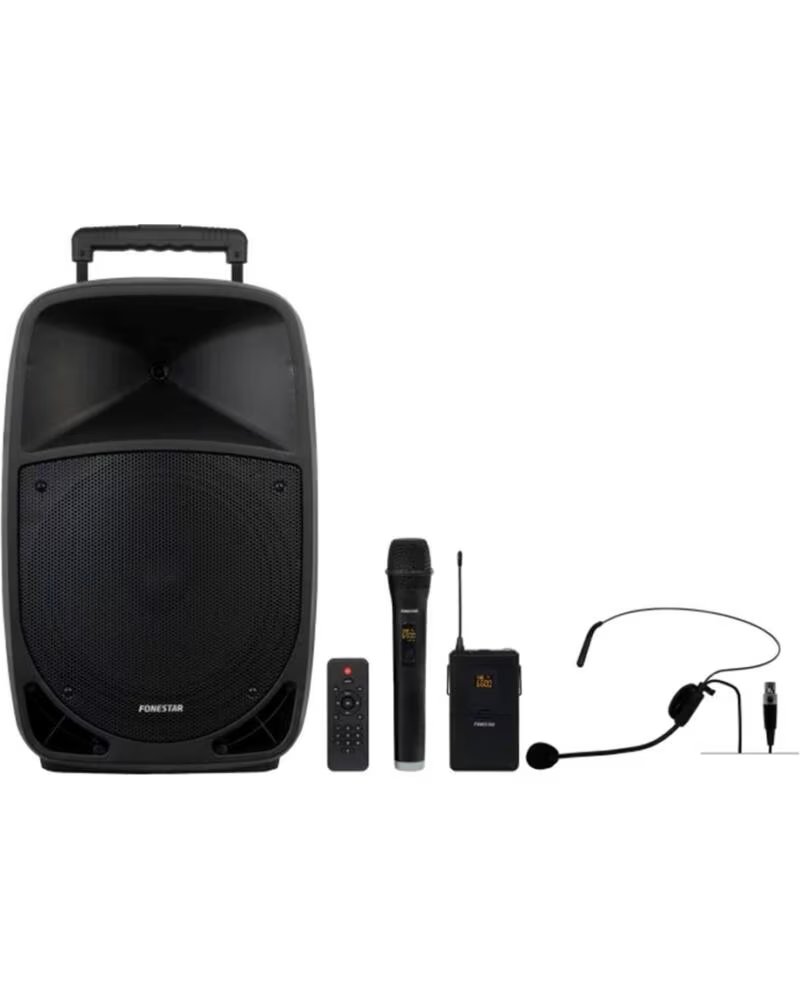FONESTAR Altavoz portatil con microfono malibu - 312 - 50w rms
