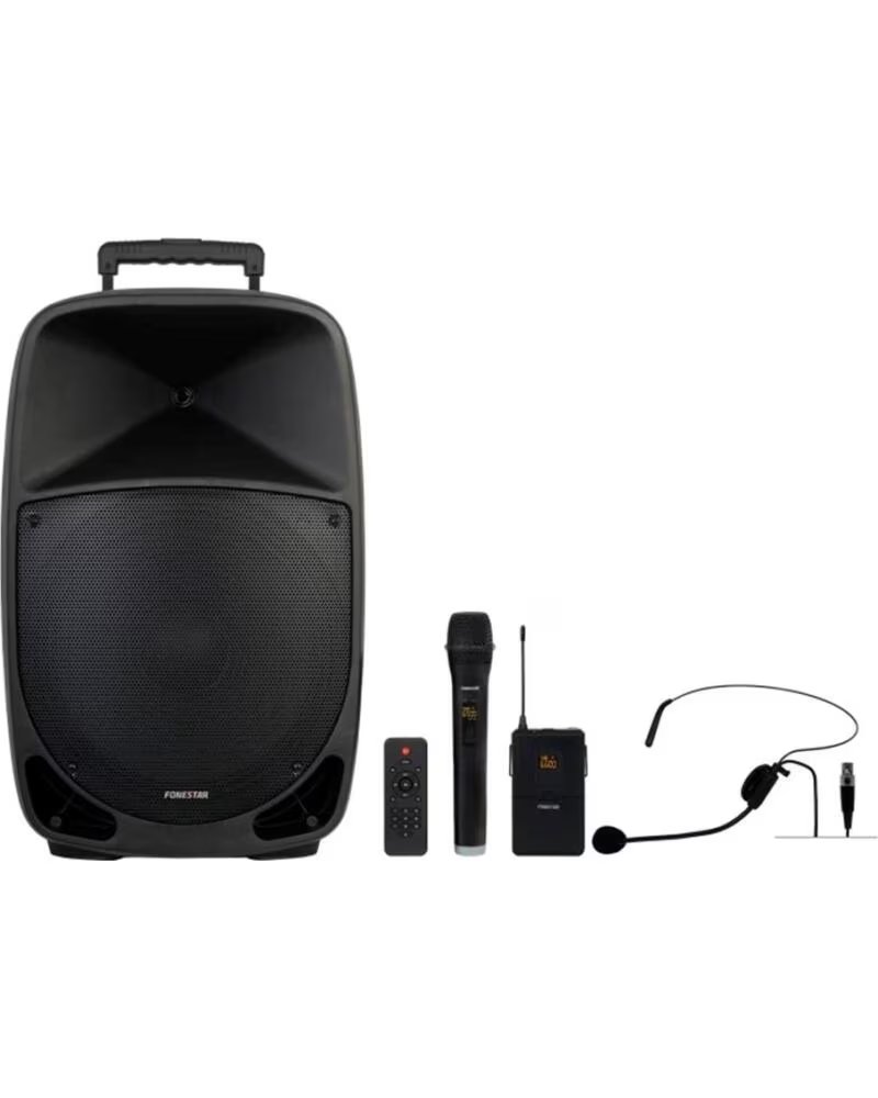 FONESTAR Altavoz Portable con Bluetooth Malibu-315- 250W