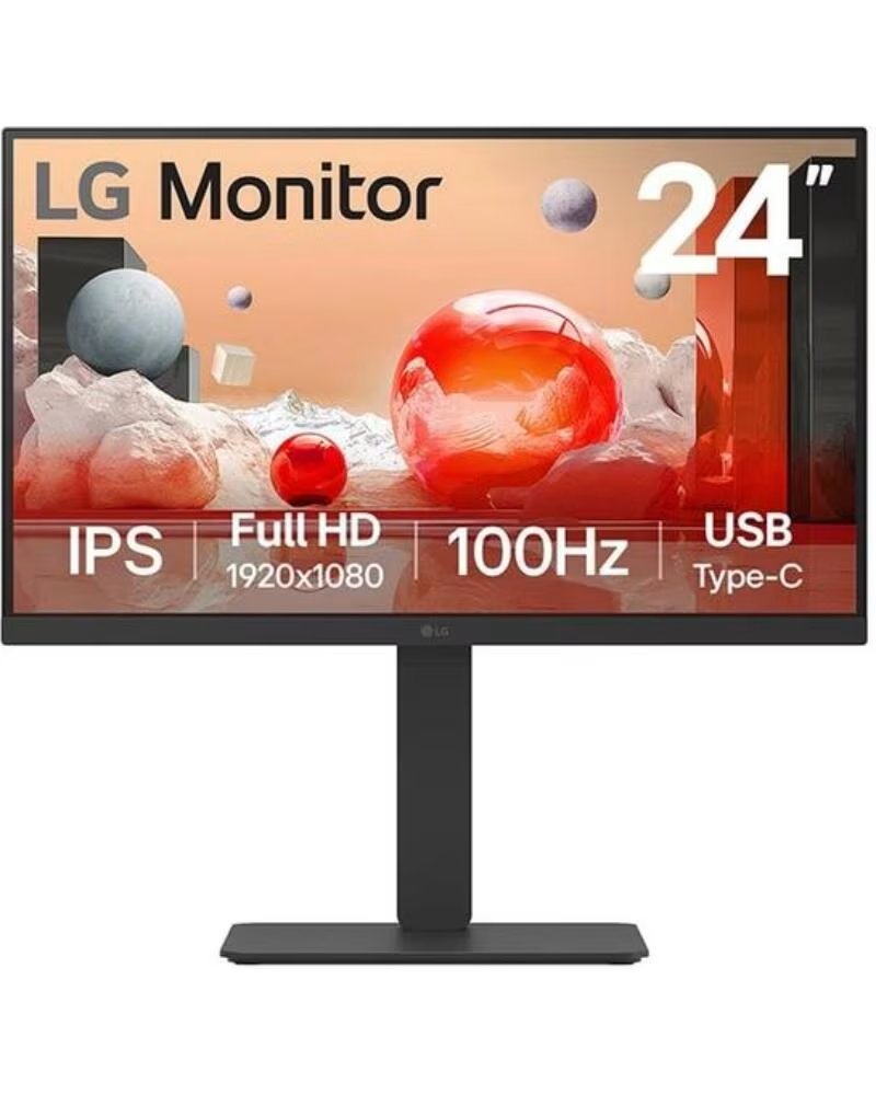 LG Monitor led ips 24ba650 23 8 puadas 1920 x 1080 5ms hdmi displayport usb - c altavoces reg altura