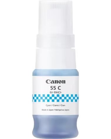 CANON Botella de Tinta Original GI-55- Cian