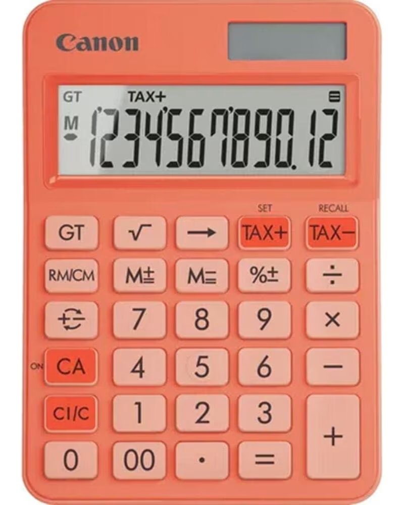 CANON Calculadora sobremesa ls - 125kb - or emea hb 12 digitos naranja