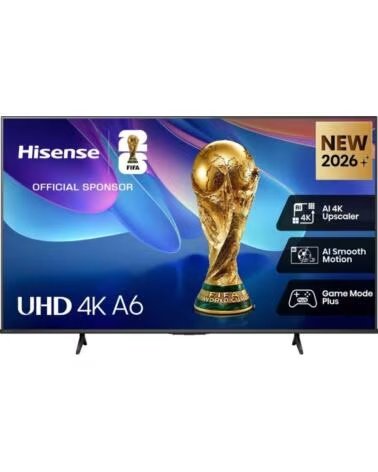 HISENSE Tv 43 pulgadas led 4k uhd - 43a6s - smart tv