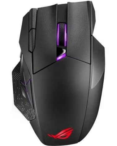 ASUS Raton inalambrico gaming rog spatha x negro