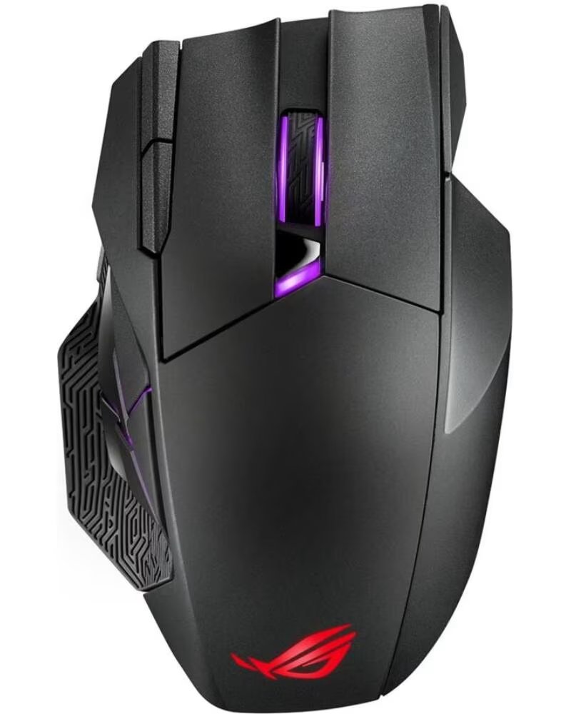 ASUS Raton inalambrico gaming rog spatha x negro