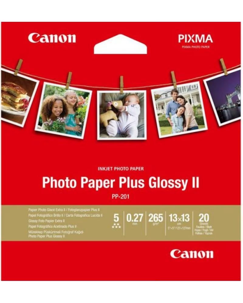 CANON Papel foto pp - 201 2311b060 13x13 - 20 hojas