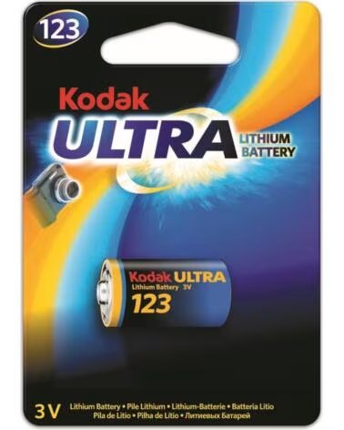 KODAK Blister pilas mando litio ultra 123