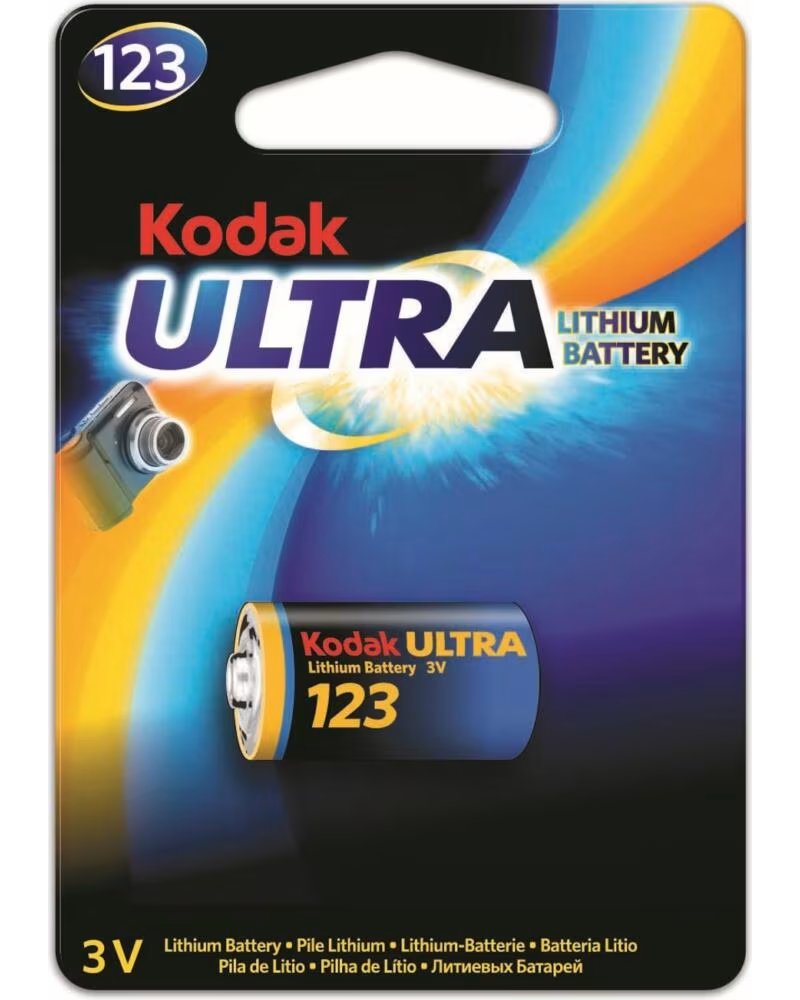 KODAK Blister pilas mando litio ultra 123