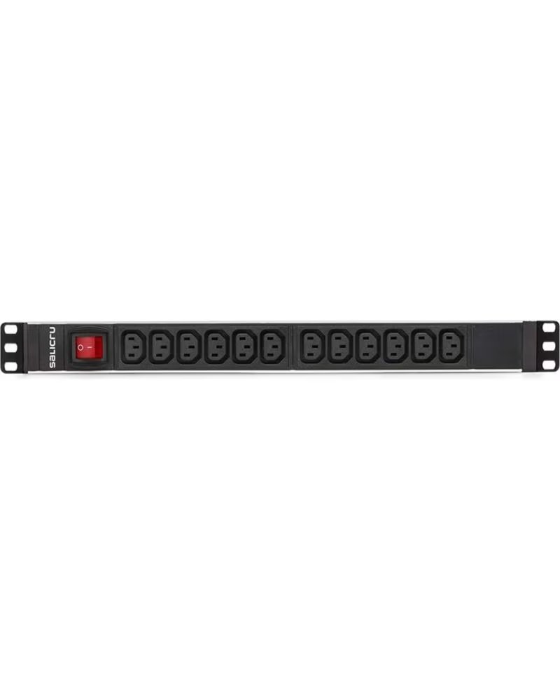SALICRU Regleta para rack 19 pulgadas sps pdu 12 tomas iec interruptor