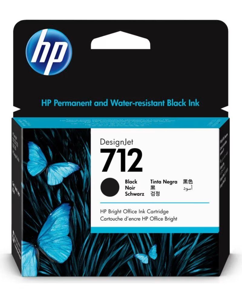 HP Cartucho tinta 712 negro xl