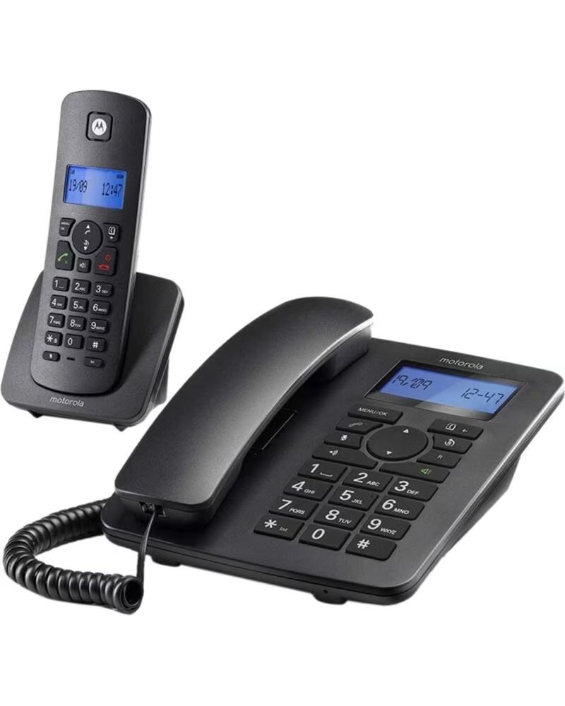 MOTOROLA Kit telefono fijo dect c4201 negro