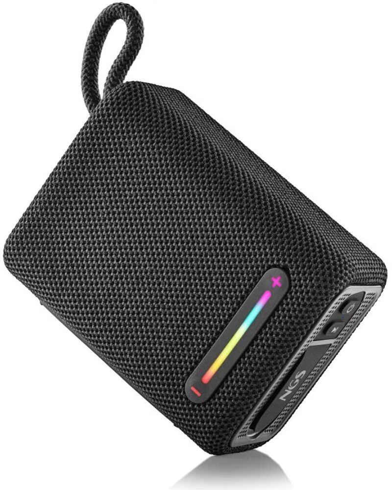 NGS Altavoz con Bluetooth Roller Furia 1- 15W- 2 0- Negro