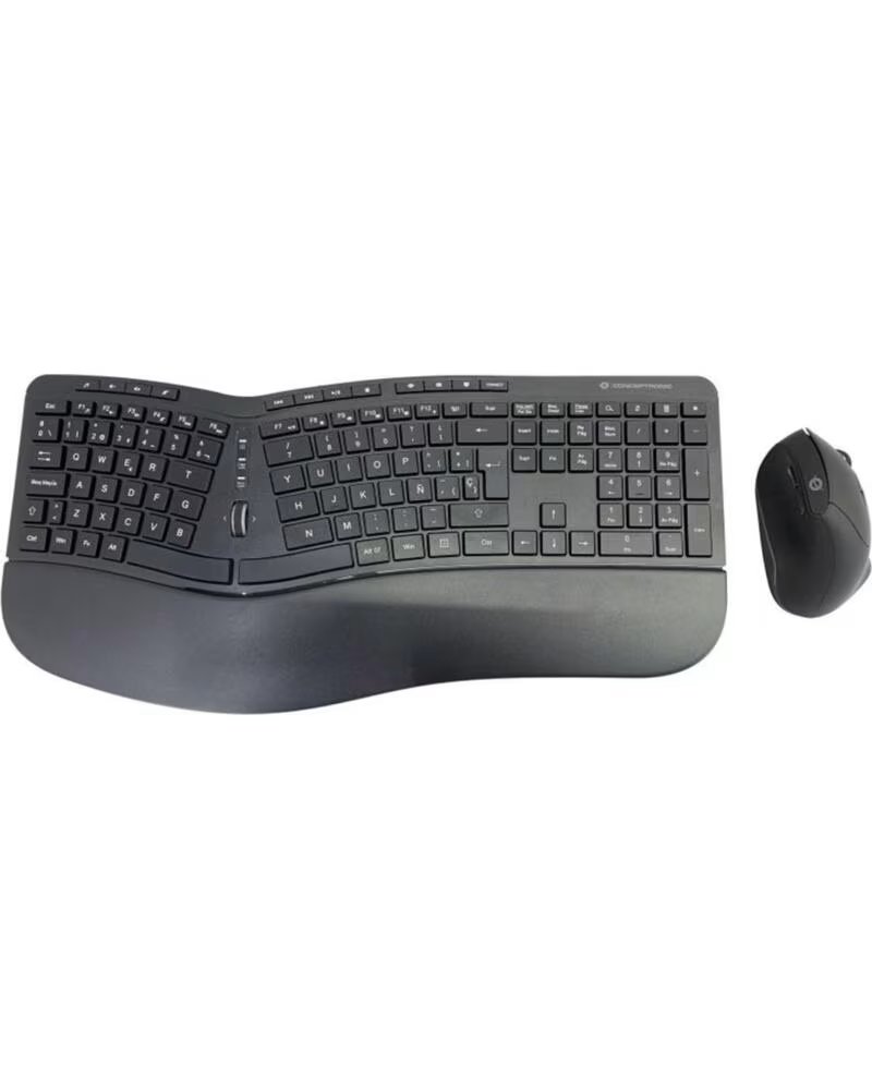 CONCEPTRONIC Kit teclado mouse raton orazio02 wireless inalambrico ergonomico