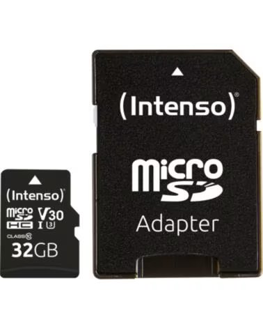 INTENSO Tarjeta memoria micro sd 32gb profesional v30 adaptador sd