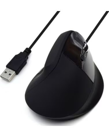 EWENT Mouse raton vertical ergonomico ew3157 usb - 1800dpi - negro