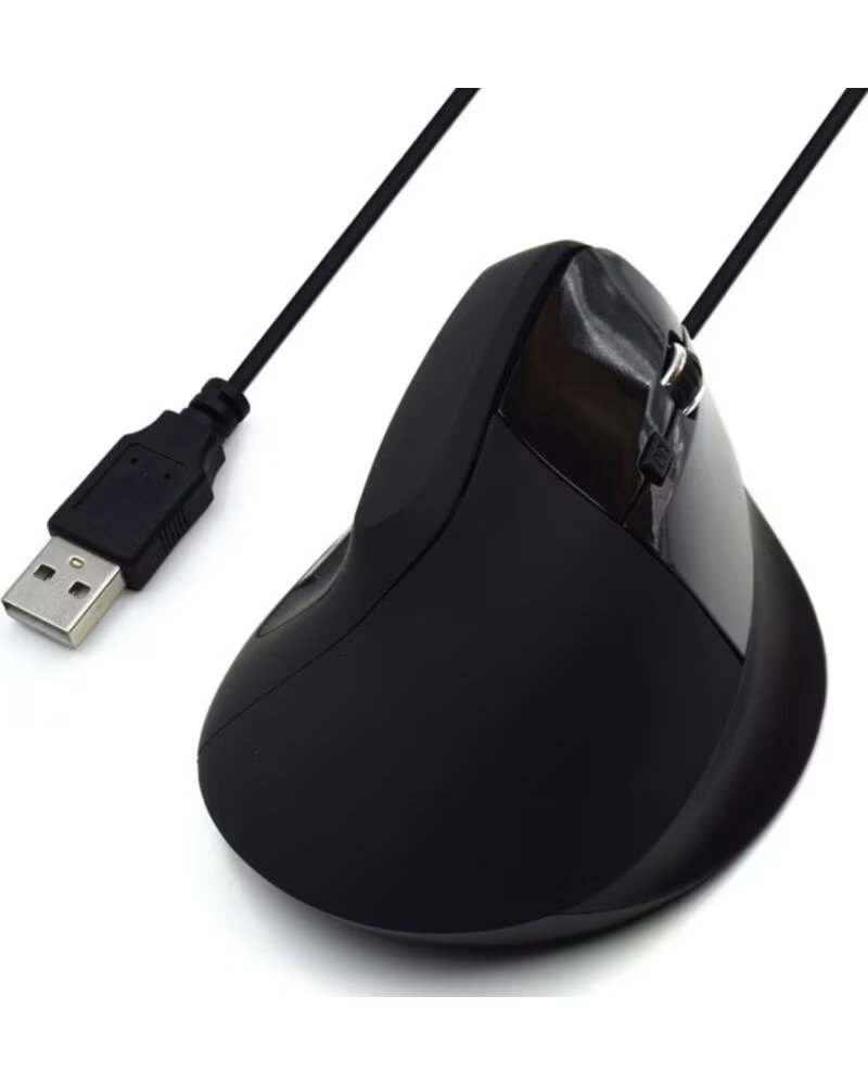 EWENT Mouse raton vertical ergonomico ew3157 usb - 1800dpi - negro