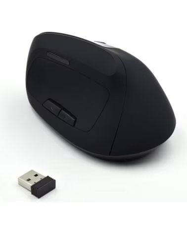 EWENT Mouse raton vertical ergonomico ew3158 usb - 1600dpi - negro