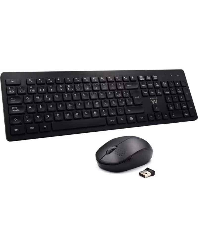EWENT Teclado inalambrico multimedia ew3256 raton formato espana