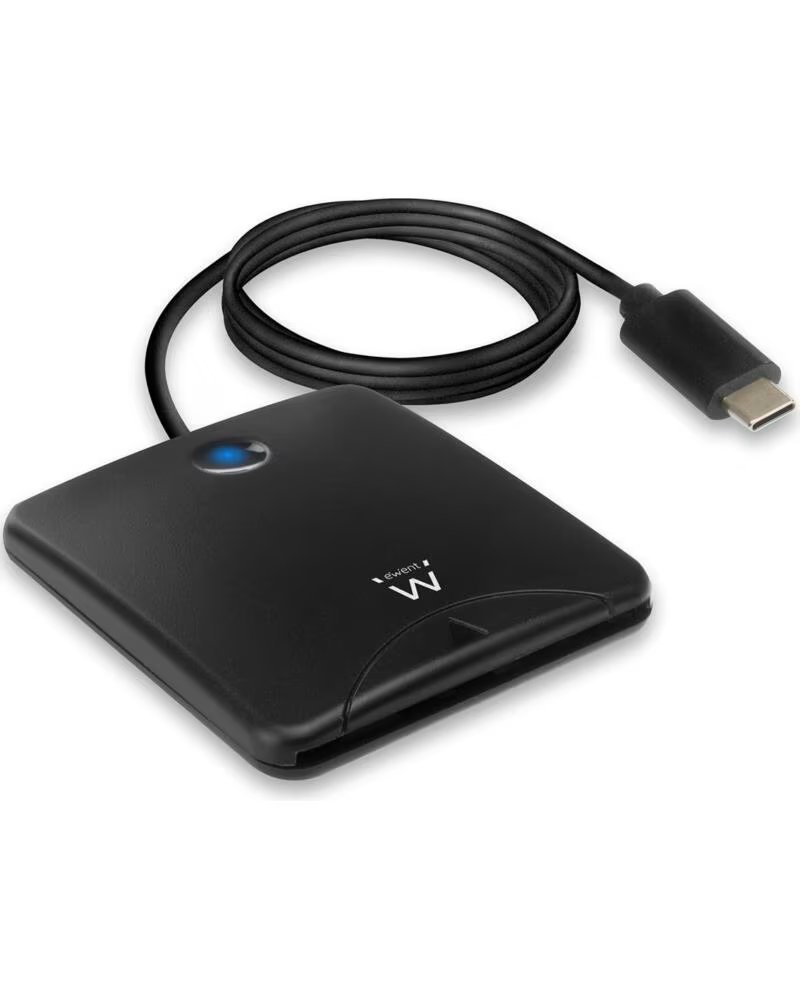 EWENT Lector de tarjetas dni usb tipo c