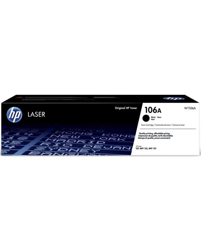 HP Toner 106a w1106a negro 1000 paginas