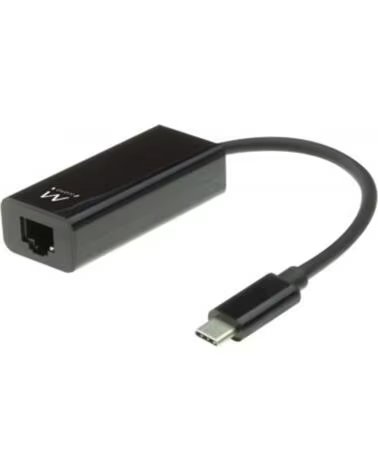 EWENT Cable adaptador usb tipo c a rj45 - macho - hembra