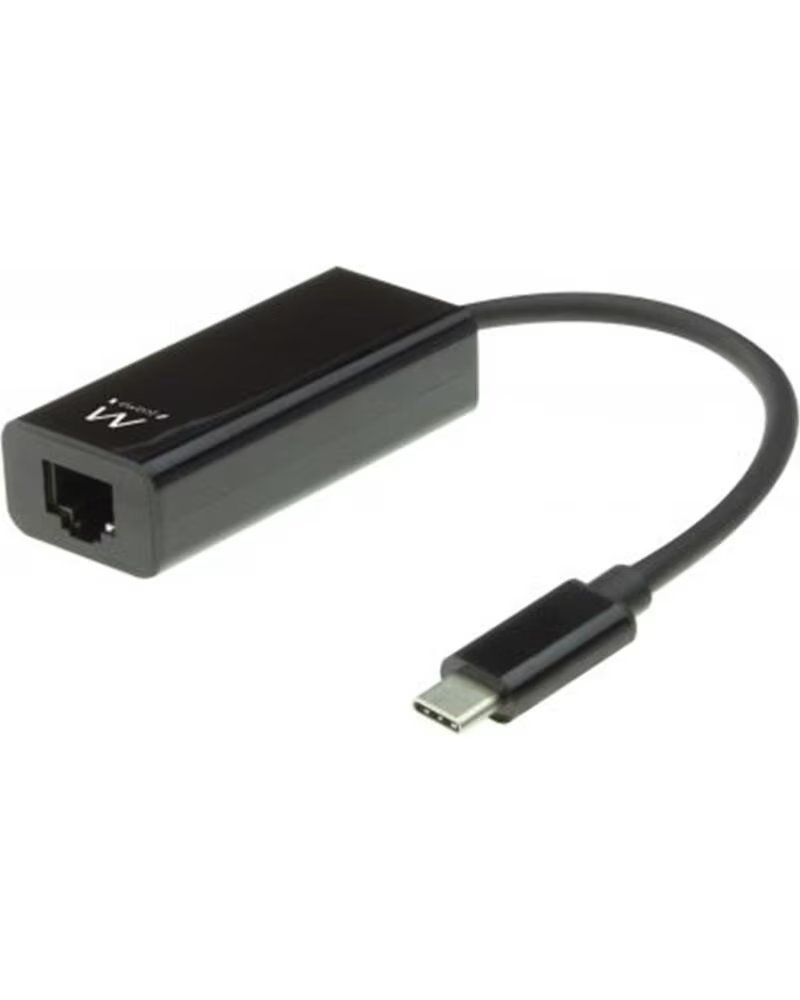 EWENT Cable adaptador usb tipo c a rj45 - macho - hembra