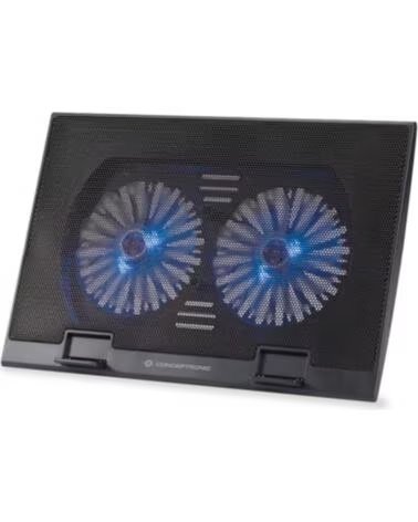 CONCEPTRONIC Base refrigeracion para portatiles 2 ventiladores 125mm hasta 17 pulgadas