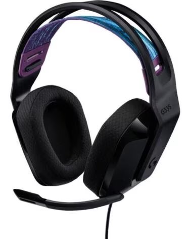 LOGITECH Auriculares Gaming con Microfono G335- Jack 3 5- Negros