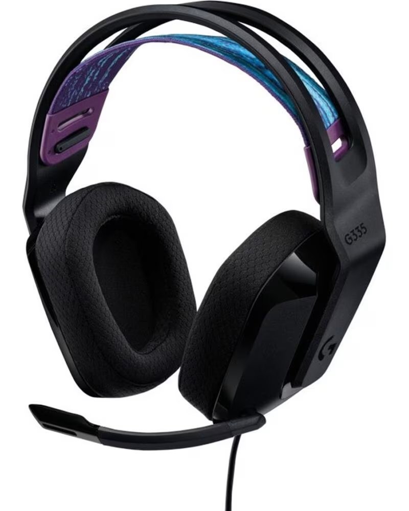 LOGITECH Auriculares Gaming con Microfono G335- Jack 3 5- Negros